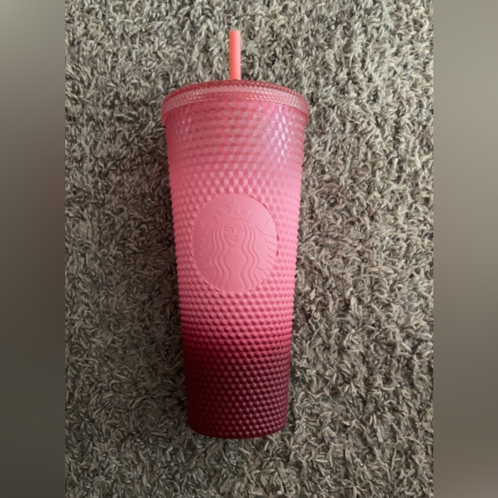 Starbucks Textured Pink Gradient Tumbler